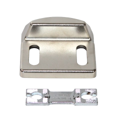 Mały stalowy docisk do drzwi przesuwnych Fermod - stary typ