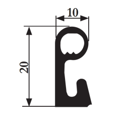 Uszczelka do drzwi chłodniczych Fermod 2311