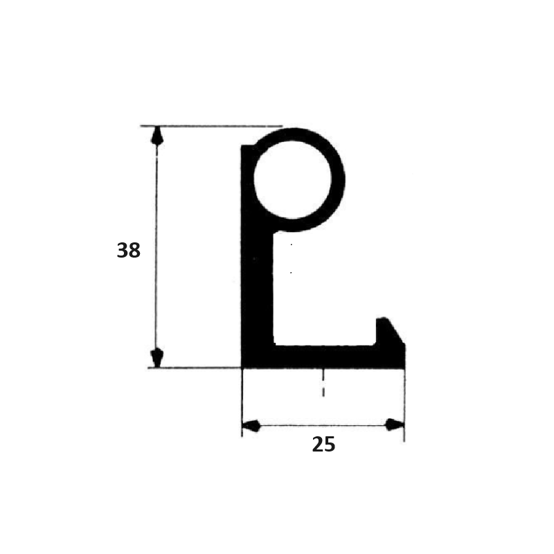 Uszczelka do drzwi chłodniczych Fermod 3350