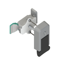 Zamek do drzwi chłodniczych MTH na grubość 100mm