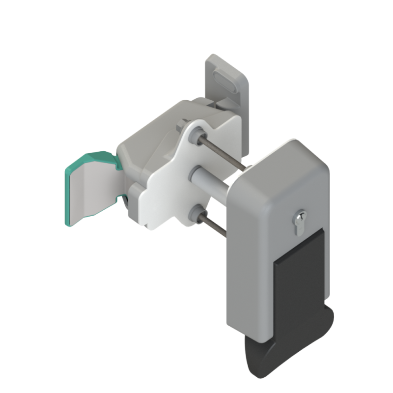 Zamek do drzwi chłodniczych MTH na grubość 100mm