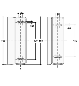 Zawias do drzwi chłodniczych Intertecnica 2830RV