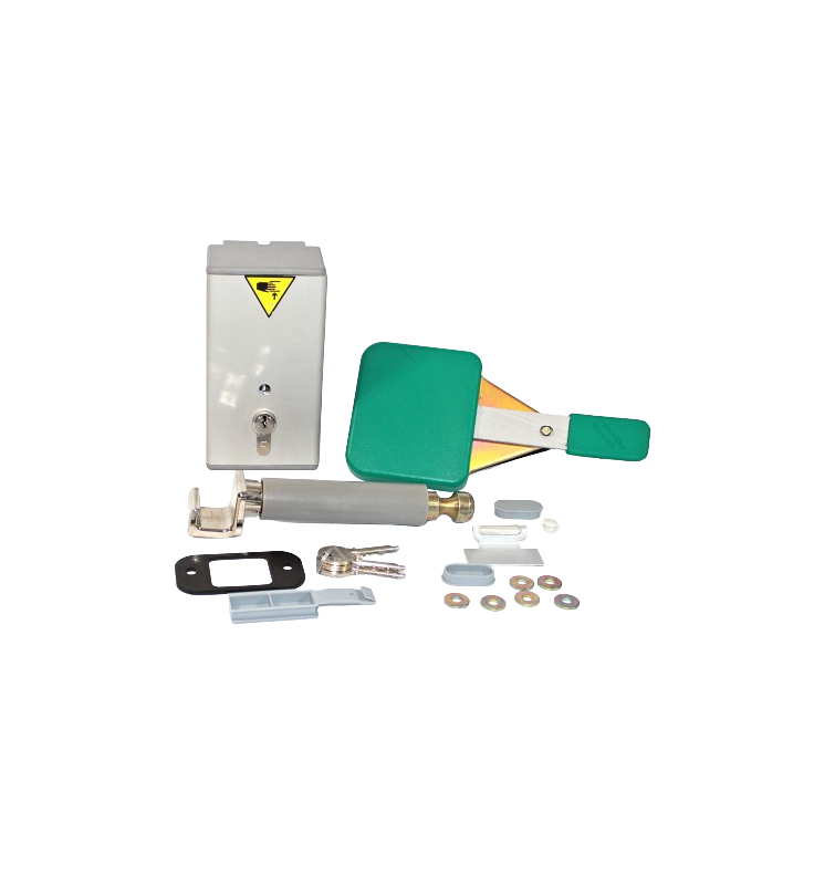 Zamek do drzwi przesuwnych 57 z dźwignią bezpieczeństwa 57 - STARY TYP