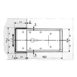 Zamek do drzwi chłodniczych Fermod 621